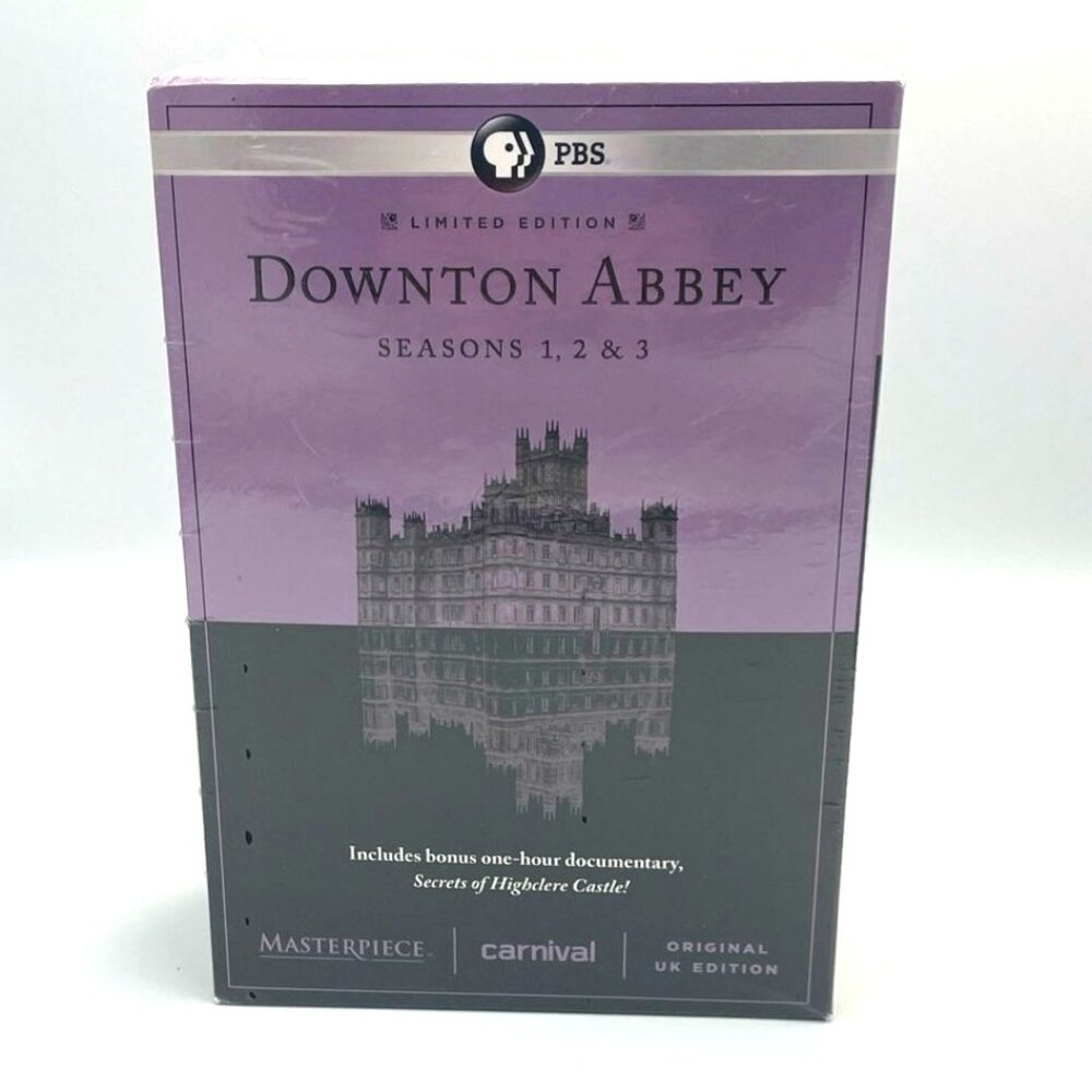 Downton Abbey DVD Seasons 1-3 + Secrets of Highclere Castle Documentary Sealed